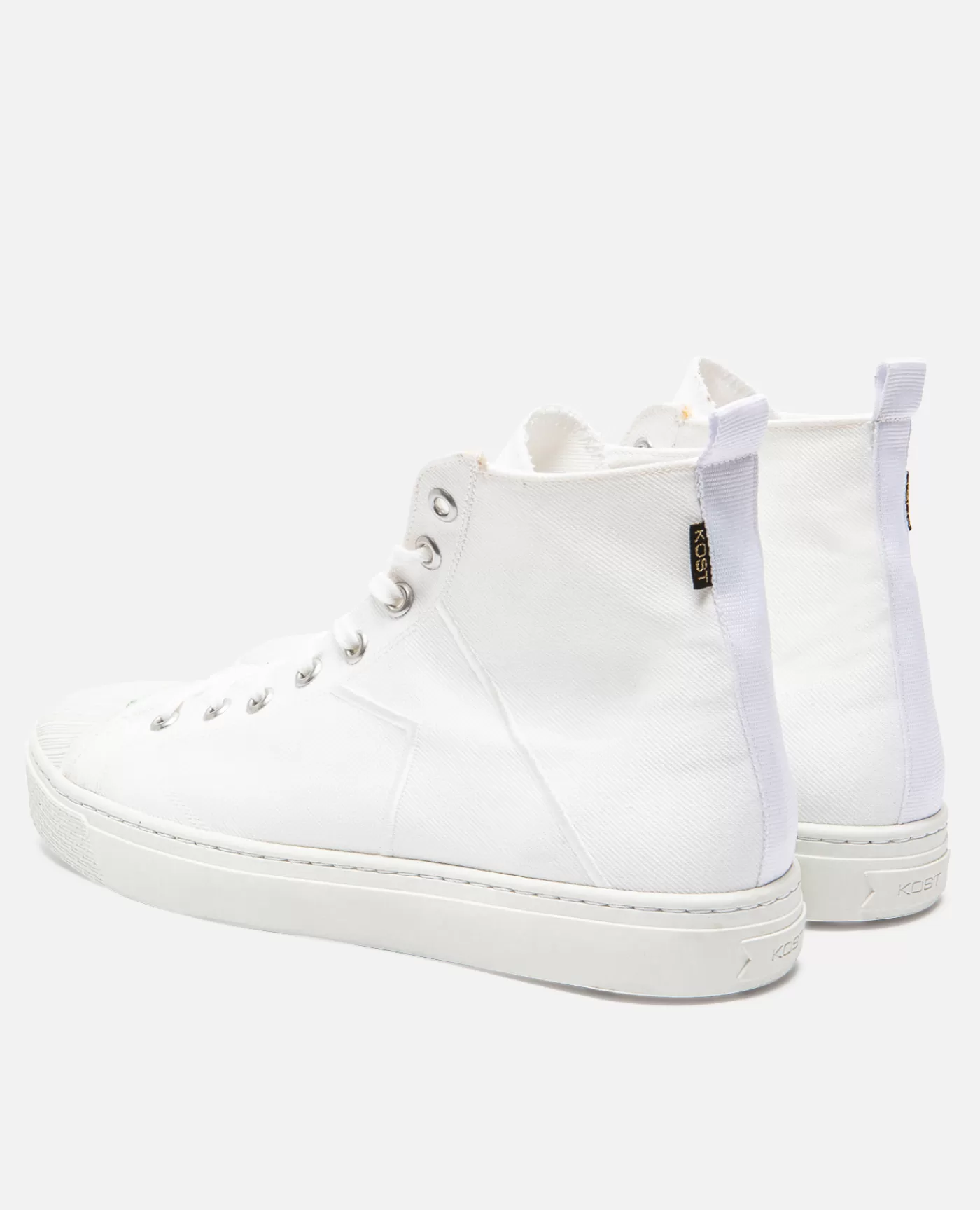 Clearance KOST Paris BACKSTAGE H VEG  Sneakers Vegan Textile Recyclé Femme Blanc