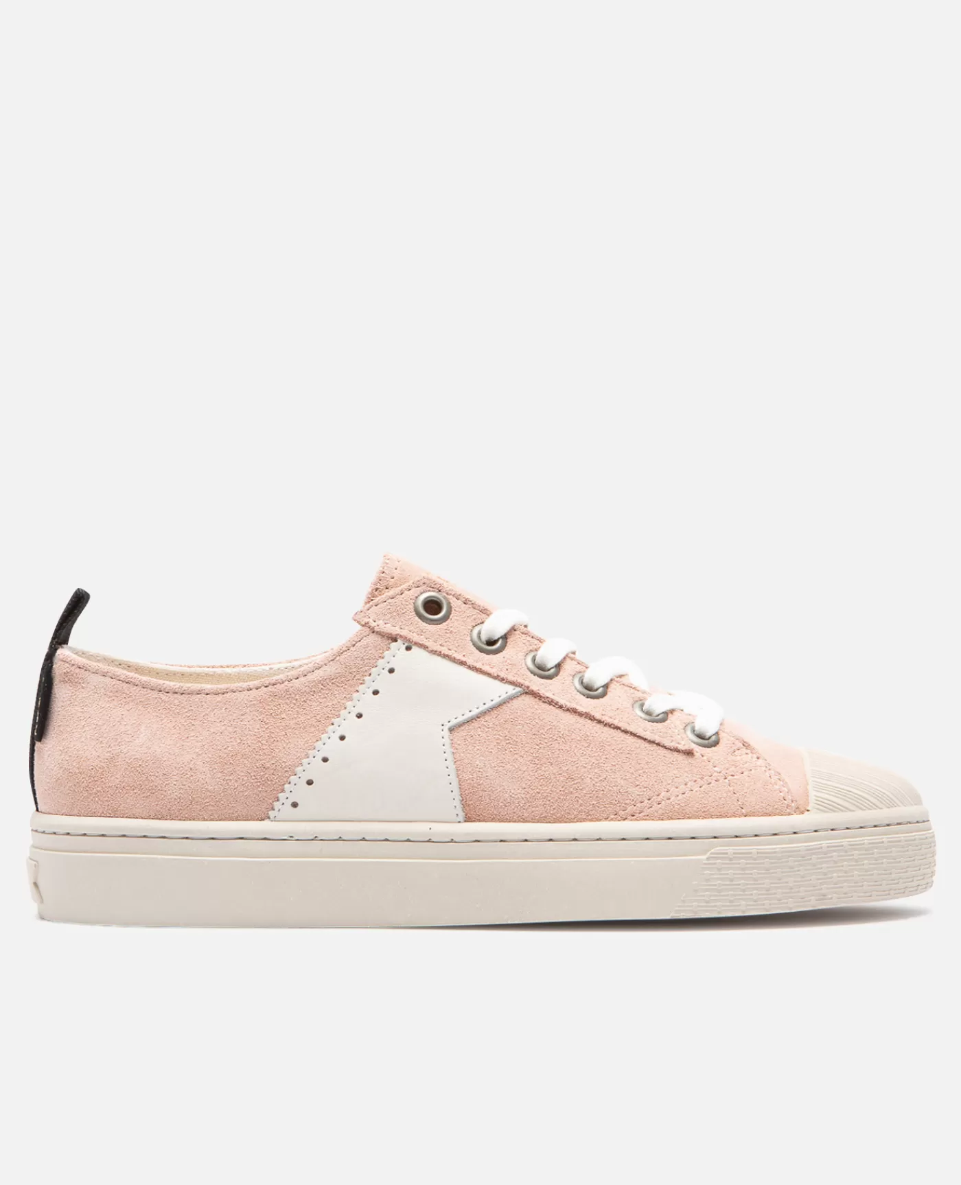 Flash Sale KOST Paris BACKSTAGE L7  Sneakers Éco-responsable Croûte velours Rose Femme Rose+ecru