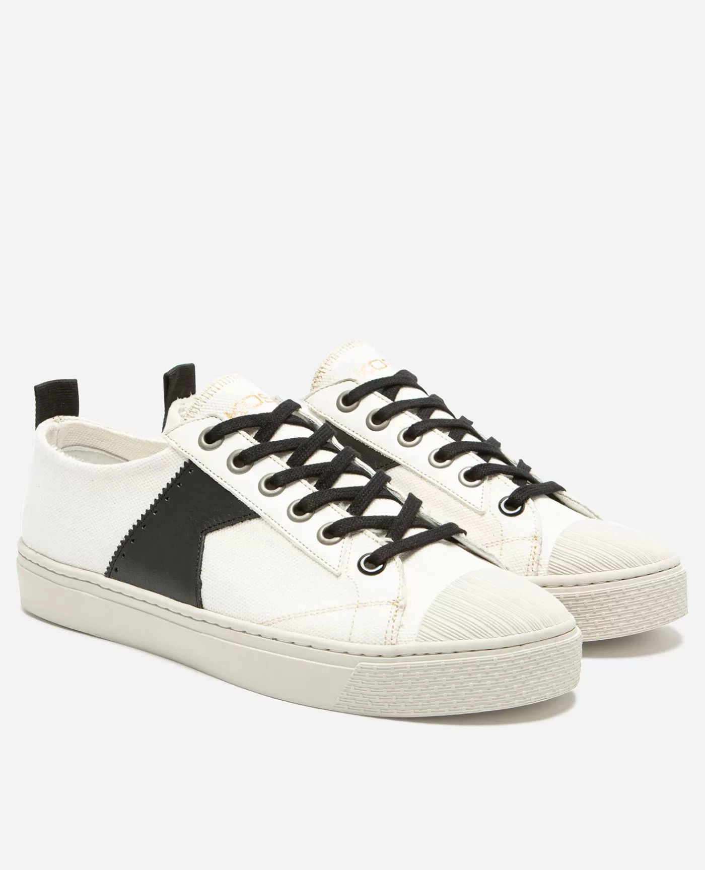 Best KOST Paris BACKSTAGE L1  Sneakers Textile Homme Ecru+noir