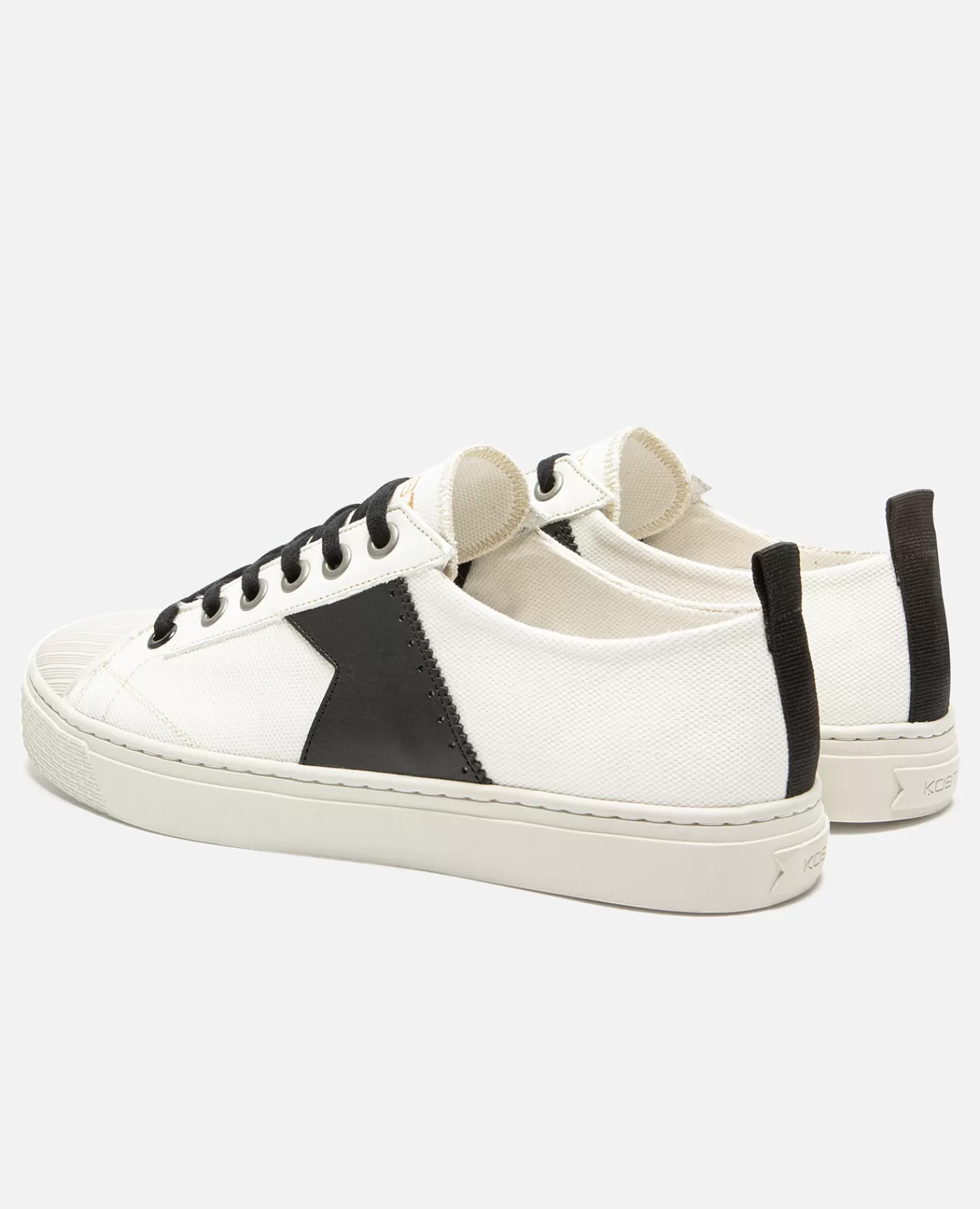 Best KOST Paris BACKSTAGE L1  Sneakers Textile Homme Ecru+noir