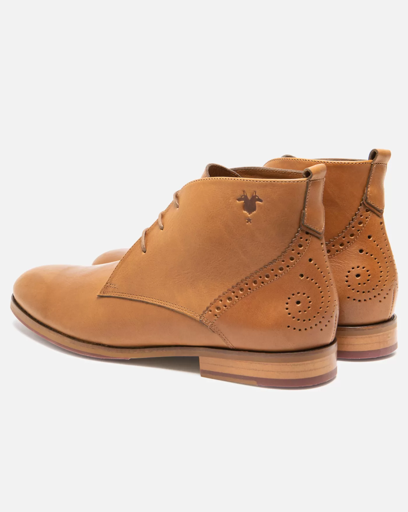 Hot KOST Paris BRETT 75 A  Chukka boots Made in France Cuir Homme Marron