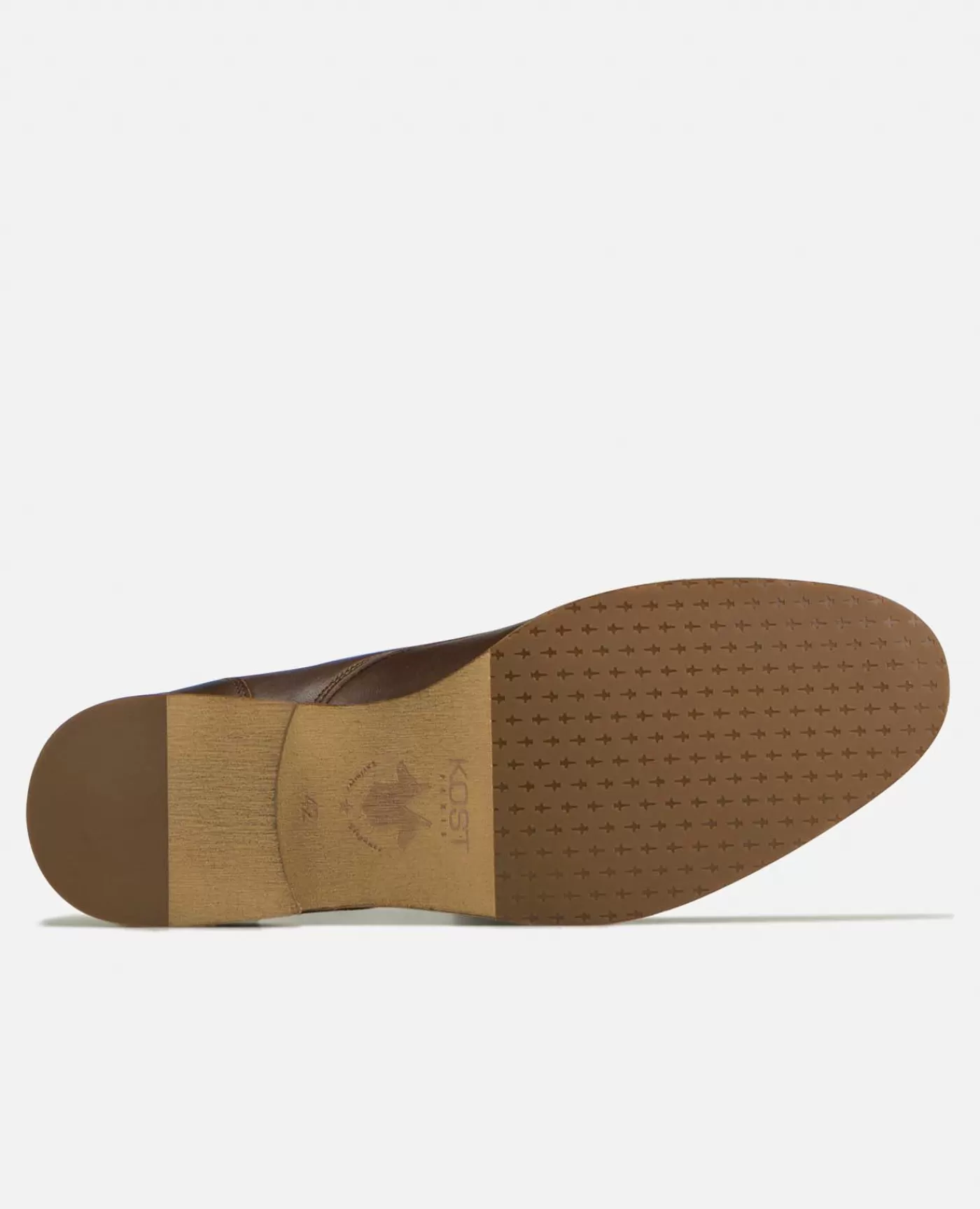 Cheap KOST Paris FELLOW 2F VGT  Chukka Boots Cuir Tannage Végétal Marron Homme Cognac