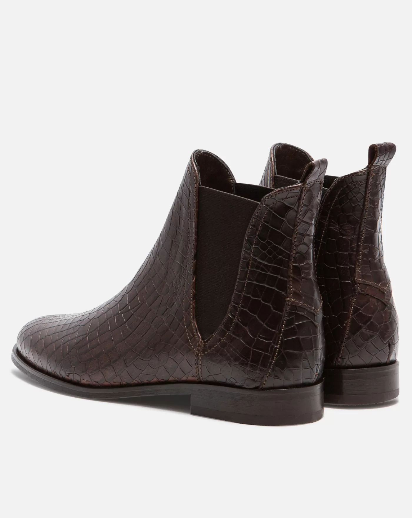 Cheap KOST Paris HARPER M VGT  Chelsea boots Cuir Tannage Végétal Marron Femme Chataigne
