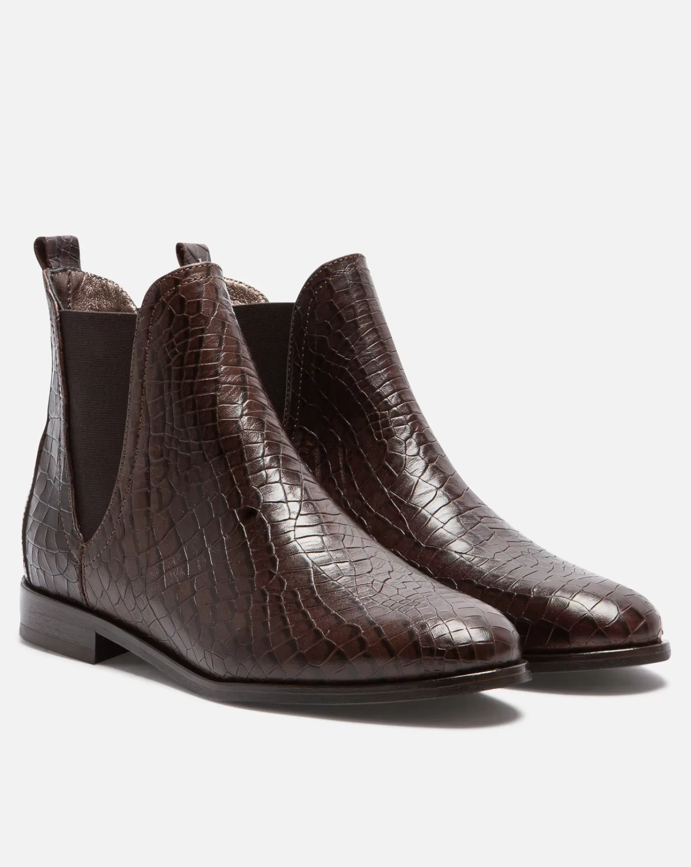 Cheap KOST Paris HARPER M VGT  Chelsea boots Cuir Tannage Végétal Marron Femme Chataigne