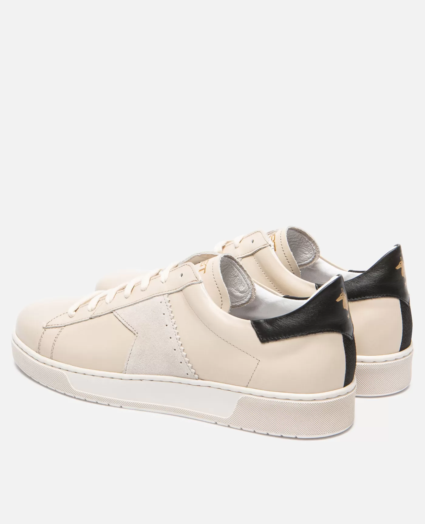 Cheap KOST Paris HOMERUN L  Sneakers Éco-responsable Cuir Beige Mixte Ecru+noir