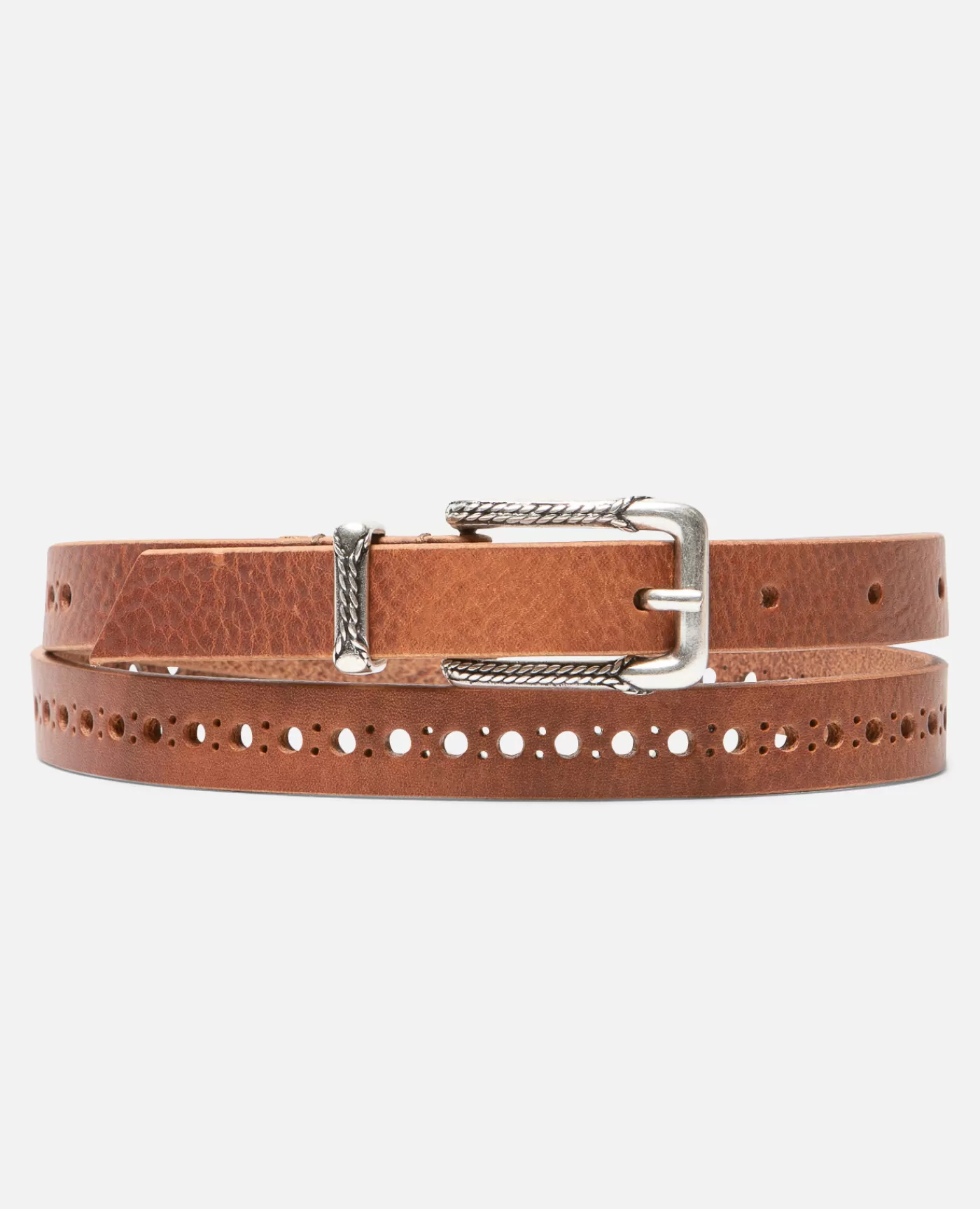 Online KOST Paris JANIS  Ceinture Femme Made in France Cuir Tannage Végétal Noisette