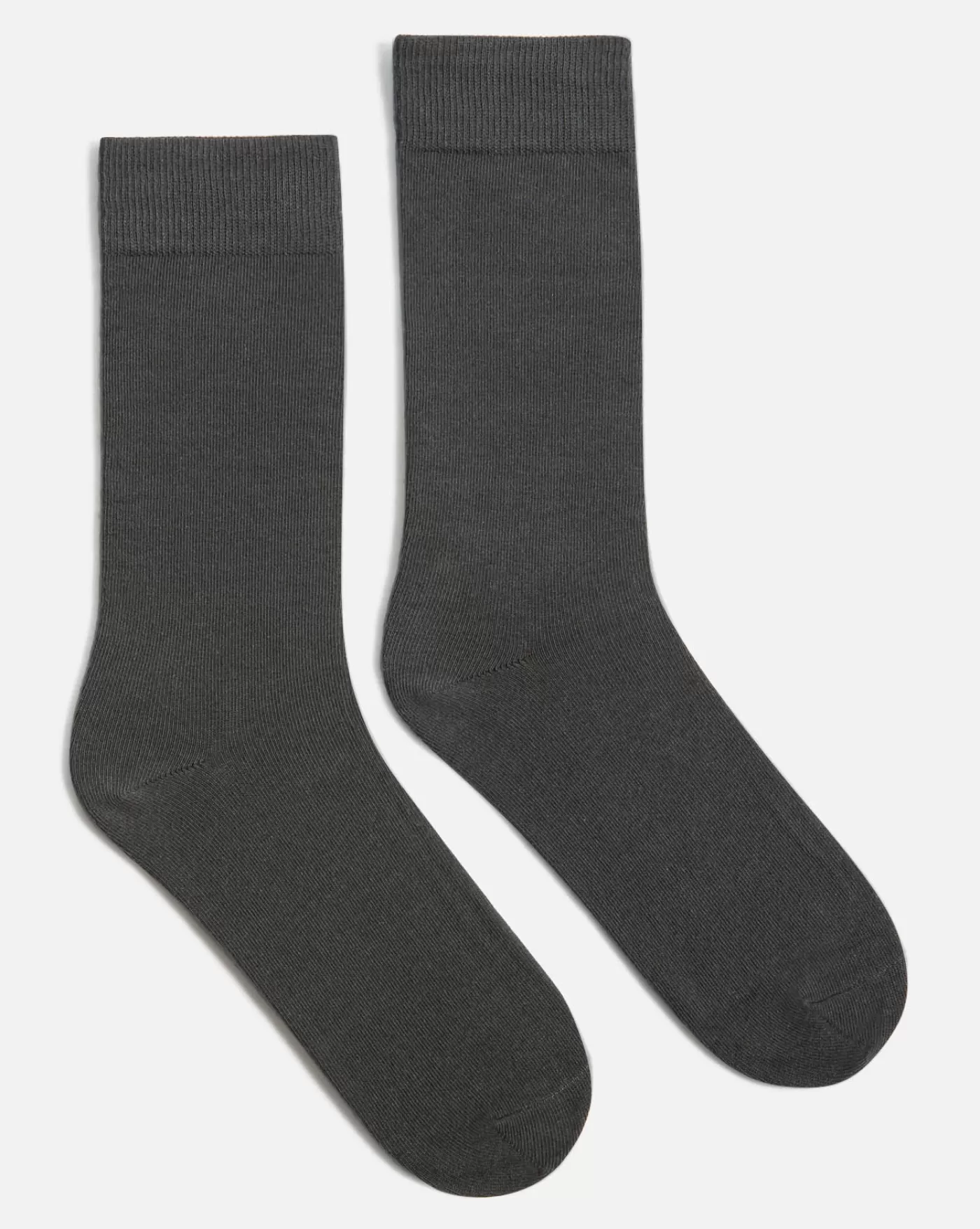 Online KOST Paris JERSEY  Chaussettes Gris Foncé Made in France Coton Bio Homme Anthracite