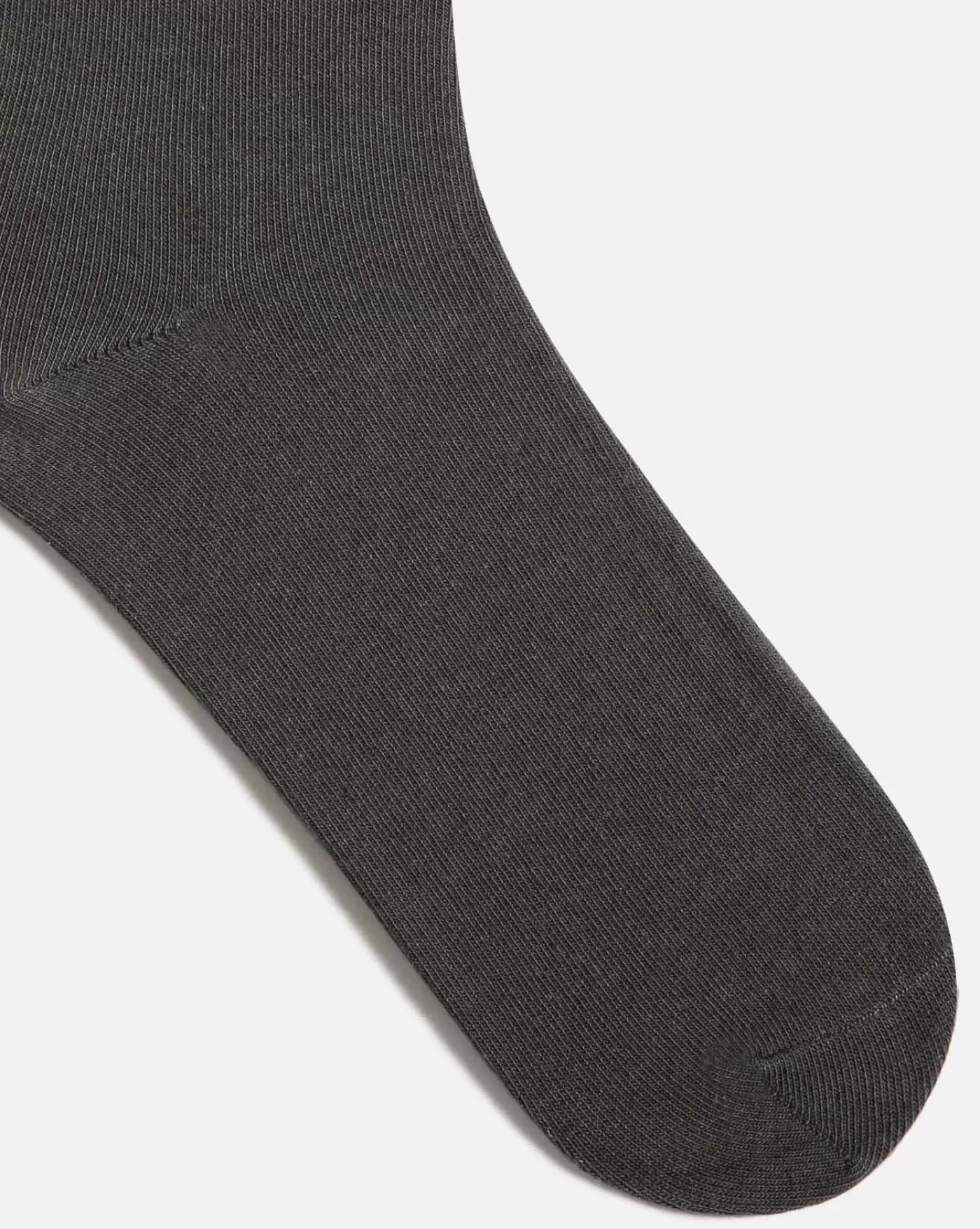 Online KOST Paris JERSEY  Chaussettes Gris Foncé Made in France Coton Bio Homme Anthracite