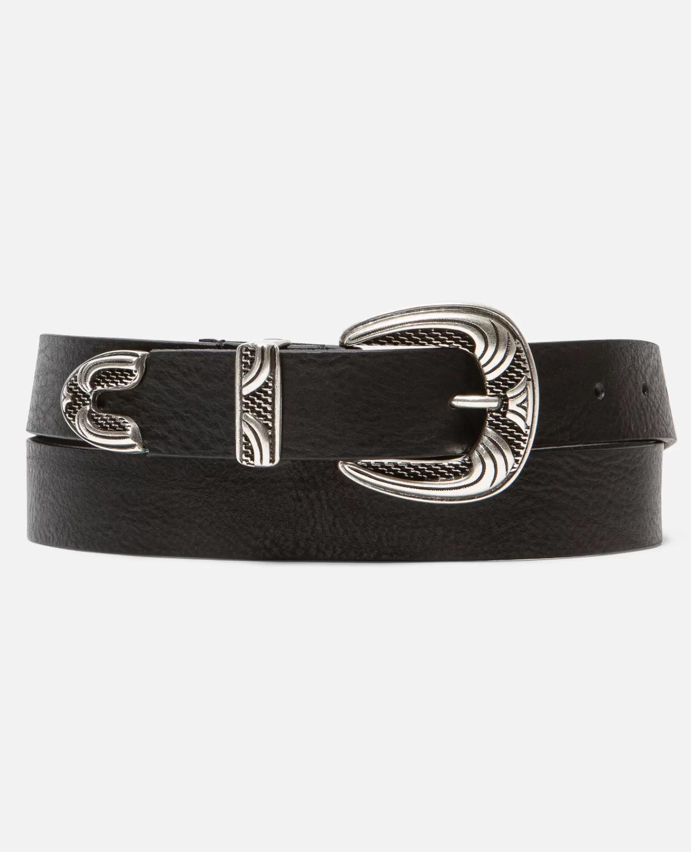 Best KOST Paris KEITH  Ceinture Made in France Cuir Tannage Végétal Mixte Noir