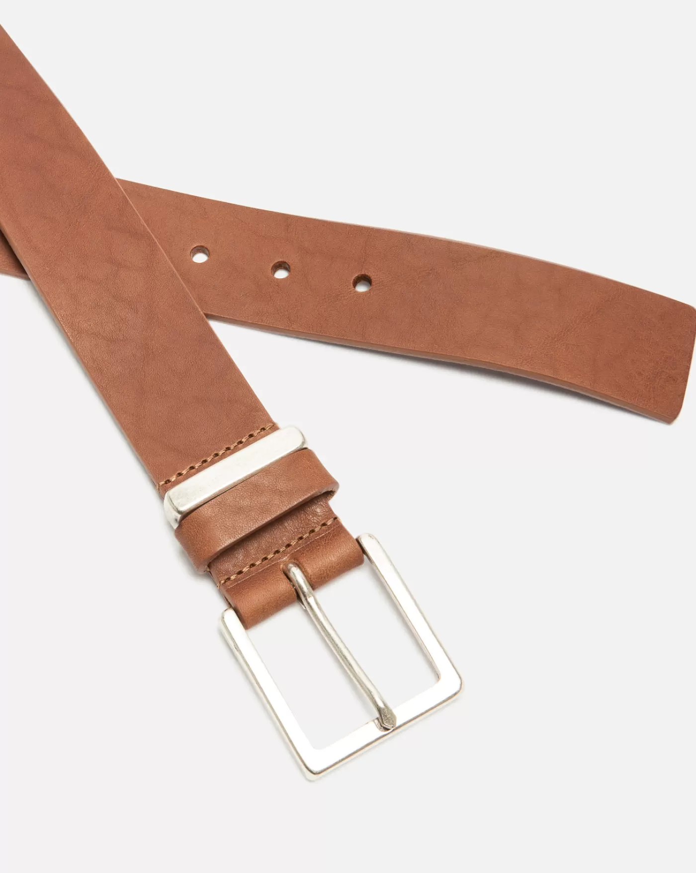 Online KOST Paris MICK  Ceinture Made In France Cuir Tannage Végétal Homme Tabac