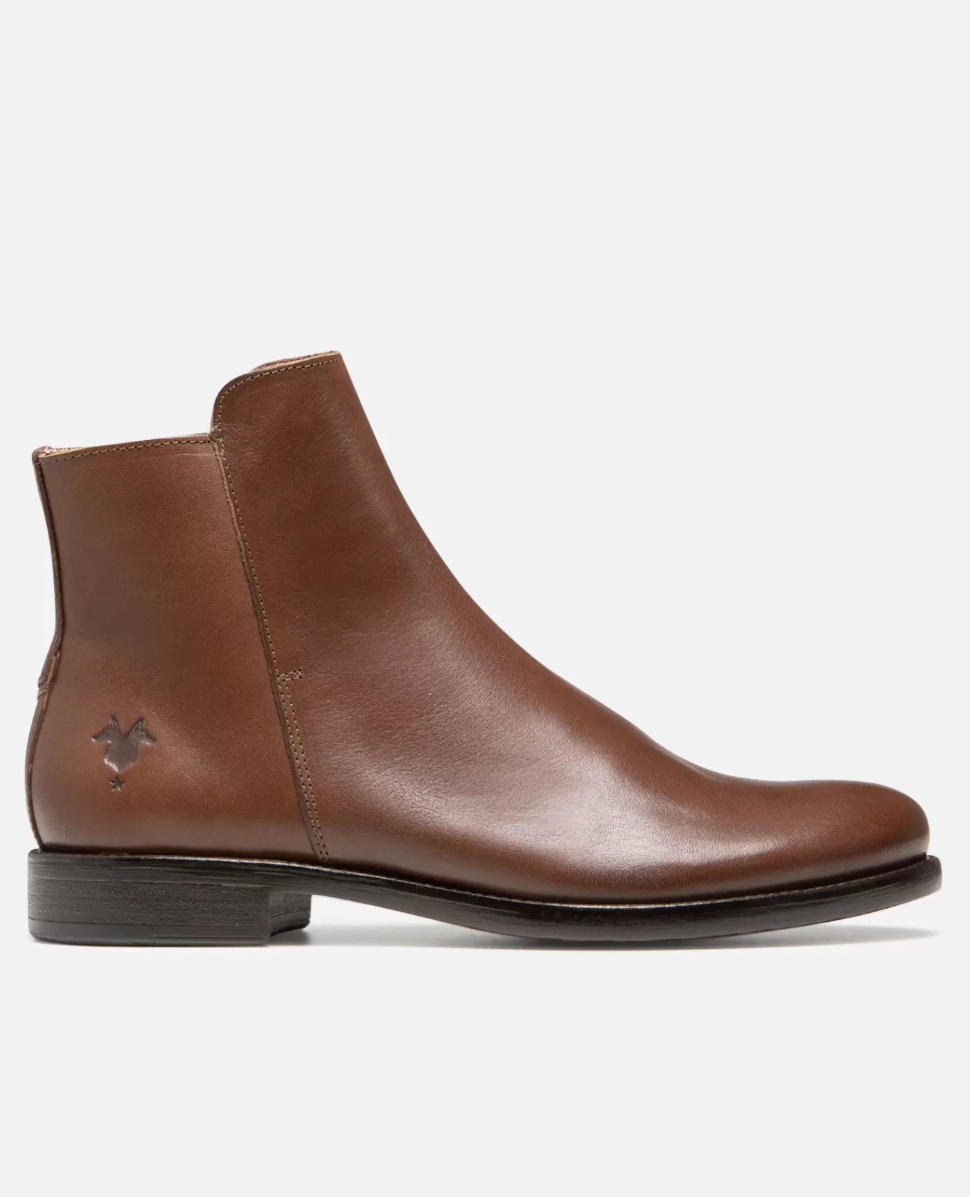 Cheap KOST Paris NORMAN VGT  Boots Cuir Tannage Végétal Marron Homme Cognac