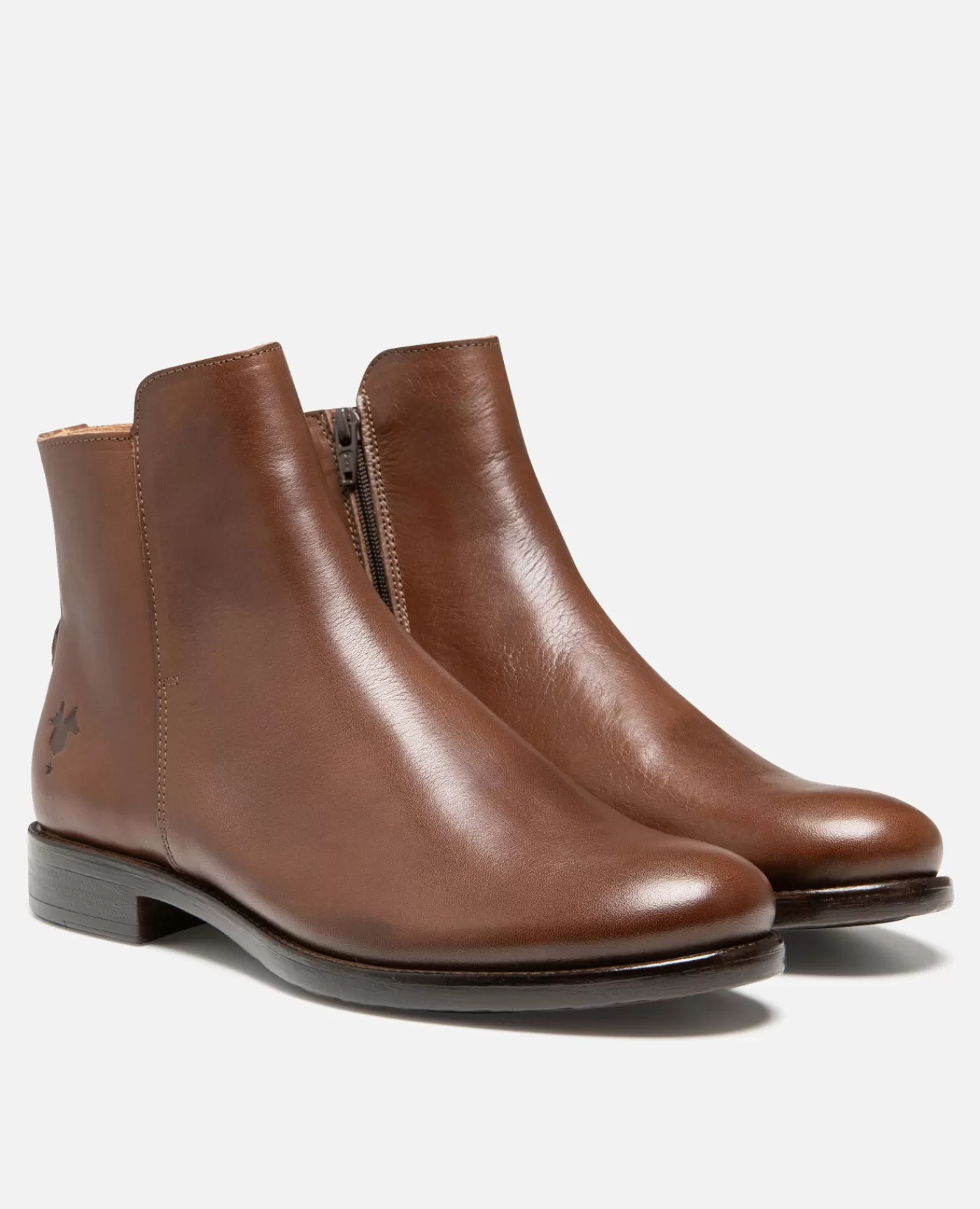 Cheap KOST Paris NORMAN VGT  Boots Cuir Tannage Végétal Marron Homme Cognac